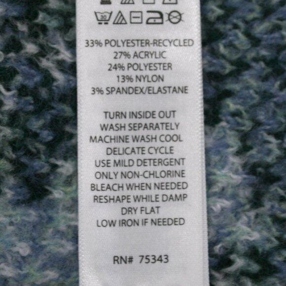 CUPCAKES AND CASHMERE Knit Hoodie Sweater Hooded Oversized Soft Winter 1X - Picture 5 of 12